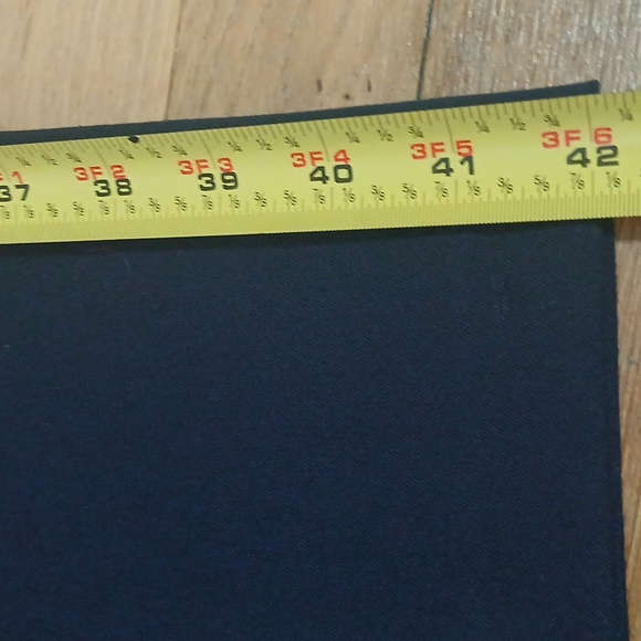 PANTS BY JM COLLECTION DARK BLUE SIZE 14 - Picture 12 of 12